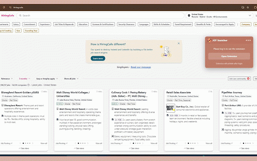 JOT Snatcher :: A Modern Chrome extension that Transforms Your Job Search with One-Click Job Capture