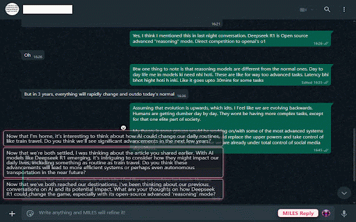 Miles 3.0 :: Write better replies. take control of the conversations.