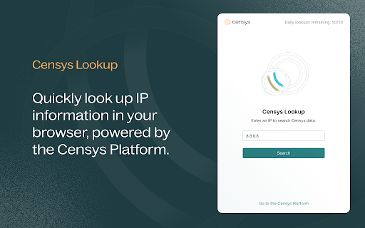 Censys :: Look up IPs in the Censys Platform to identify exposed ports & services, geolocation, and other network details (WHOIS, DNS etc.).