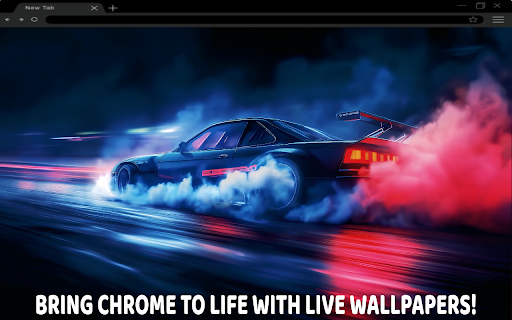 Neon Drift: Midnight Run Live Wallpaper :: Glide through a neon-lit city as your drift car burns rubber under moonlit rain. 🌃🚗💨