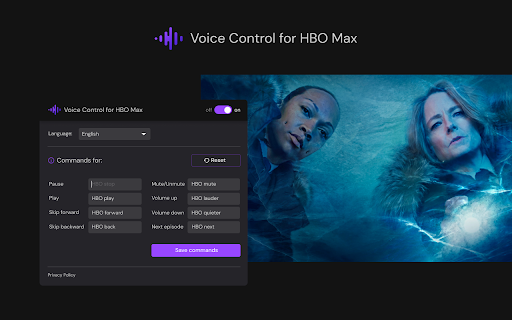 Voice Control for HBO :: 🔊Voice Control for HBO 🚀 Play, pause, fast-forward, and more, all without lifting a finger! 🙌🎬