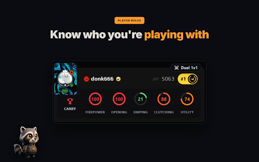 FACEIT GRIND: Smurf Checker, Win Chance, Roles, Faceit Rating & Auto-Accept :: FACEIT CS2 extension — win probability, roles, faceit rating, smurf detection, detailed stats of each map, auto-accept