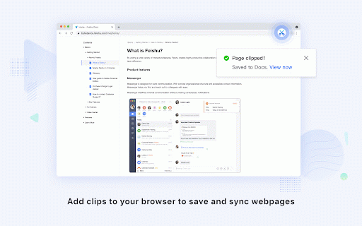 Lark Clip :: Use Clip to save favorite webpages to Lark Docs with one click