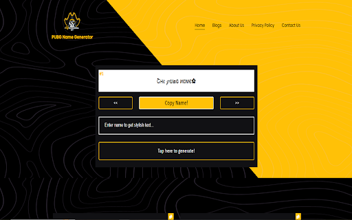 PUBG Name Generator :: Generate random PUBG names instantly.