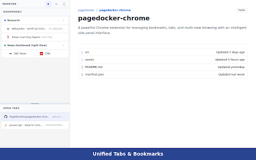 PageDocker :: Open links in a side panel without leaving your current tab. Perfect for research and multitasking.