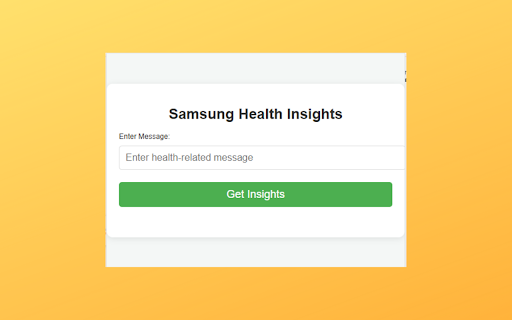 Samsung Health Assistant for PC :: Get health-related answers instantly with Samsung Health Assistant for PC! AI-powered guidance for wellness & fitness.