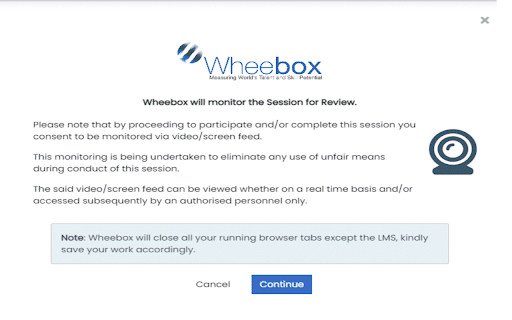 Wheebox RPaaS v3 :: Extension to proctor candidate