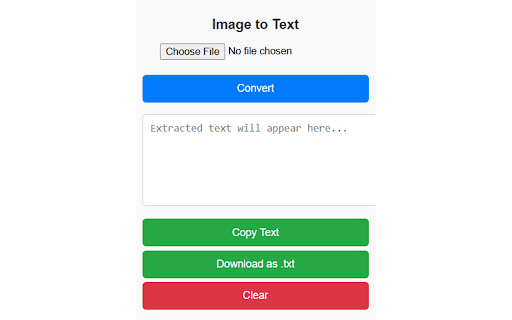 Image to Text Converter :: Convert images to text using OCR.space API.