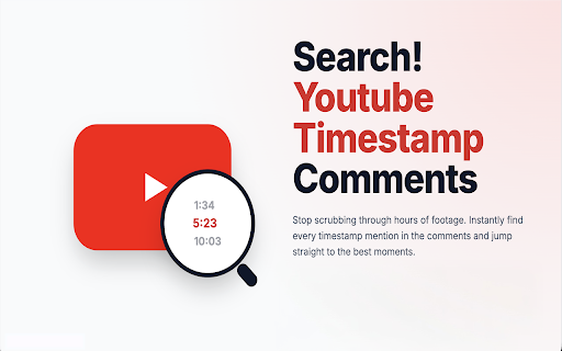 YouTube Timestamp Comments :: View and search YouTube comments containing timestamps