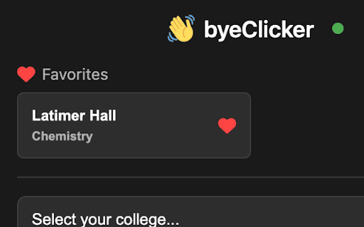 byeClicker :: Skip in-person clicker questions by spoofing your location