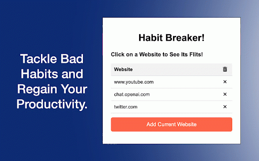Habit Breaker :: Tackle doom scrolling and reorient your focus towards more important tasks.