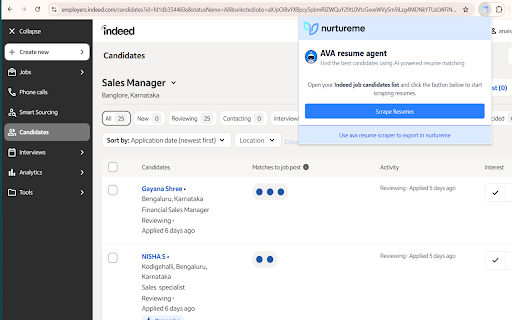 Nurtureme Resume scraper for indeed :: 🔍 NurtureMe Resume Scraper for Indeed
Speed up your recruitment process with the NurtureMe Resume Scraper — a powerful Chrome…