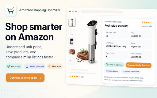Amazon Price Per Unit Calculator :: Amazon unit price and value checker with explicit-click comparison links.