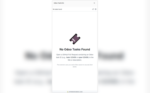 Odoo PR Extension :: Streamline Odoo reviews by linking GitHub Pull Requests with Odoo tasks.