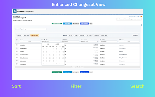 Salesforce Change Set Helper Renewed :: Enhances Salesforce change sets and debug logs with advanced table views, performance metrics, and filtering capabilities.