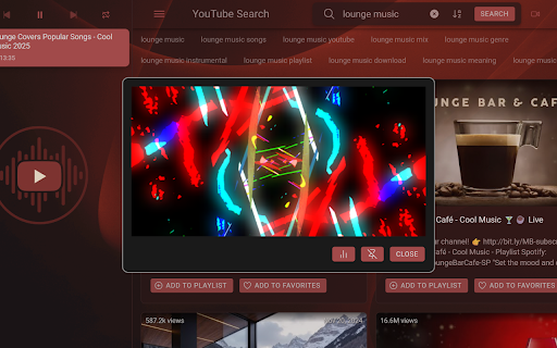 YouTube Audio Visualizer :: Audio visualizer for YouTube videos