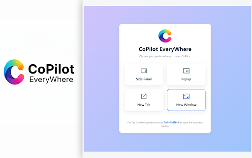 CoPilot EveryWhere | Microsoft CoPilot™ :: CoPilot Everywhere: You can use Microsoft CoPilot™ as a newtab, popup, sidebar or window.