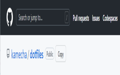 GitHub Repository Copy :: Copy the current GitHub page "author/repository" to the clipboard