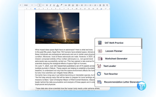 TeachAny – Intelligent AI Assistant for Teachers :: TeachAny provides teachers with AI tools for any language or subject, saving time and simplifying the process of creating…