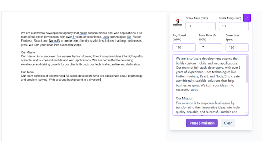 GhostWriter, HumanTyper — Google Docs :: The ultimate tool to simulate human-like typing in Google Docs. Make your automated text entry look natural and authentic.