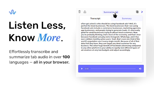 TranscribeFlow :: Easy and Seamless Audio Transcription & Precise AI Transcript Summaries