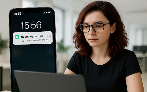 CallLinks: Click-to-Call :: CallLinks делает все номера телефонов кликабельными и отправляет их на привязанный мобильный девайс (Click-to-Call)