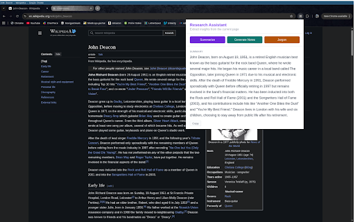 Pingu Pal :: A research assistant developed with content writing capabilities to summarize and extract notes from any webpage.