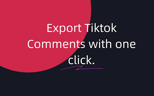 TikC - TikTok comment export tool :: Export TikTok comments to CSV in seconds