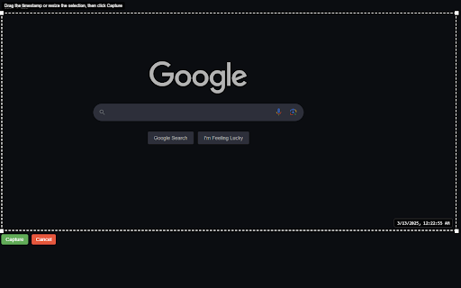 Timestamped :: Screenshot tool with customizable timestamp for evidence purposes