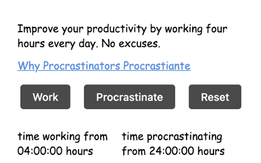 Unprocrastinate :: Track your deep work. Unprocrastinate and get things done