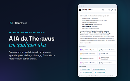 Theravus :: Assistente Theravus no seu navegador.