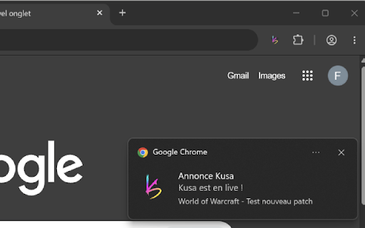 Kusa :: Notification et annonce de live de Kusa