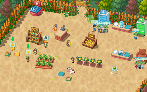 Boxel Monkey Mart :: Um jogo envolvente e cheio de emoção onde macacos gerenciam seu próprio supermercado