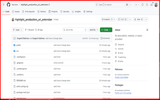 Highlight Production URL :: Extension to highlight production URLs