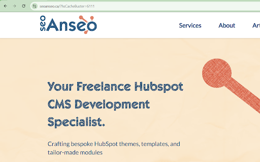 hsCacheBuster :: Appends ?hsCacheBuster=randomNumber and reloads the page.