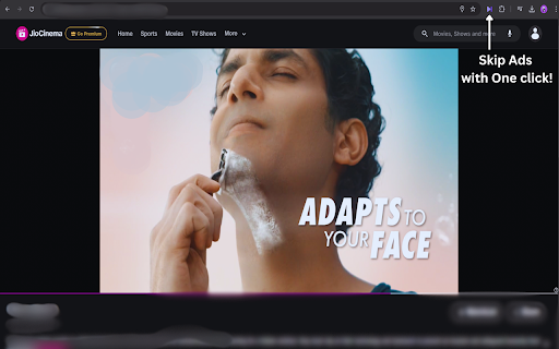 Better Skip Ads Button :: Skips ads when you click on the extension