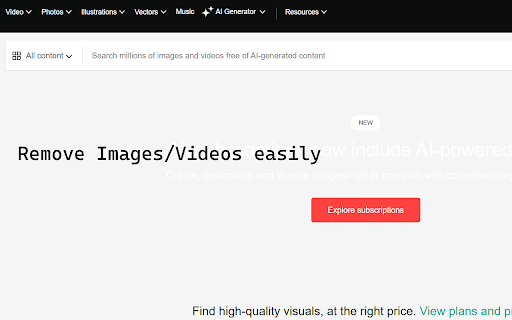 Block images and videos :: Blocks non-essential resources to load pages faster (images, videos, audio, fonts, analytics, ads).