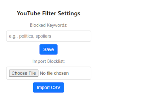 YT Filter Pro :: Block YouTube videos based on keywords.