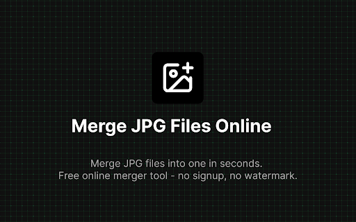 MergeJPG - Image Merger :: Free online JPG merger. Combine & merge multiple JPG/PNG images. No signup, no watermark. Safe, fast, works in browser.