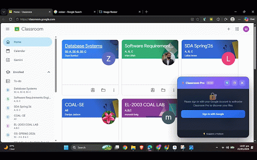 Classroom Pro Downloader :: Download and organize Google Classroom materials into ZIP files. Integrates date filters and smart metadata shortcuts.