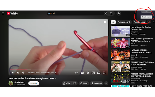 YouTube Mirror :: Mirrors YouTube videos horizontally.
