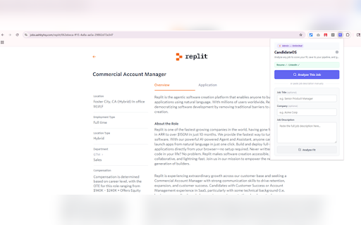 CandidateOS – Job Fit Scorer & Saver :: Score job fit instantly. Save to your CandidateOS pipeline in one click. Works on LinkedIn, Greenhouse, Lever & more.
