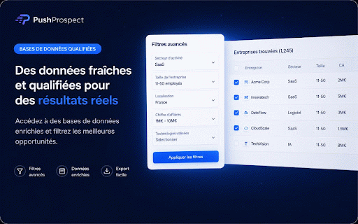 PushProspect – LinkedIn Connect :: Connectez votre compte LinkedIn à PushProspect en un clic, depuis votre propre navigateur.