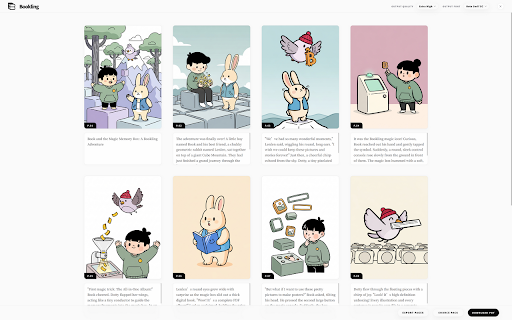 Bookling: Storybook Exporter for Gemini :: Extract, edit, and export AI storybooks from Gemini. Download as high-quality PDFs, image sequences, or source archives.