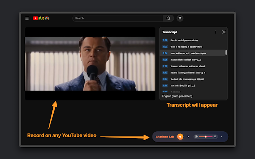 Charisma Lab :: Build your charisma! Practice speaking alongside YouTube videos, analyze your voice, and effortlessly improve .