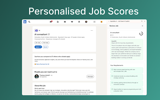 ApplyFast – Job Search Copilot :: Job search copilot that scores jobs as you browse and finds new matches for you daily.