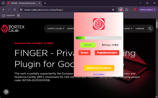 FINGER :: This tool was developed by security experts after a deep research, it's ready to block the most trend and sofisticated trackers.