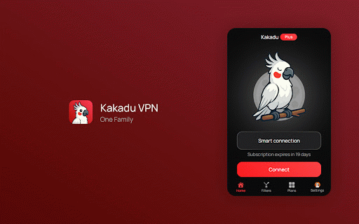 Kakadu VPN: One Family :: Access your favorite online services directly from your browser — fast, secure, and seamless.