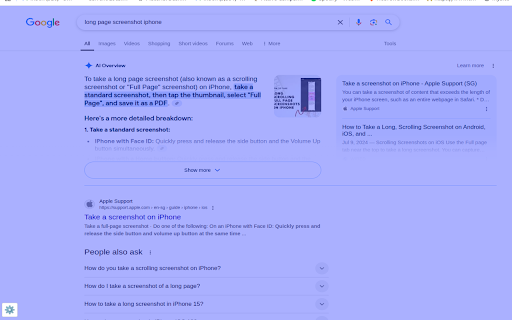 Page Overlay Filter :: Adds a customizable overlay filter to web pages.