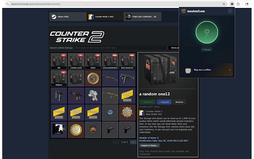 CS2 Storage Unit Manager :: CS2 storage unit manager with deposit, withdraw, rename and various other storage and in game features